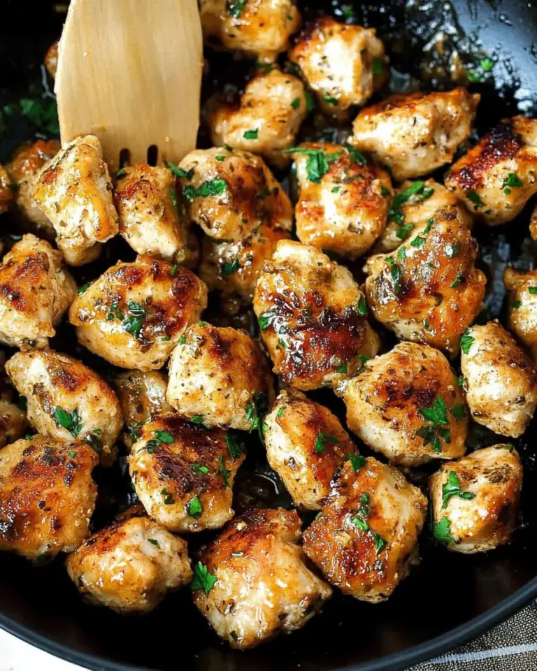 15-Minute Garlic Butter Chicken Bites