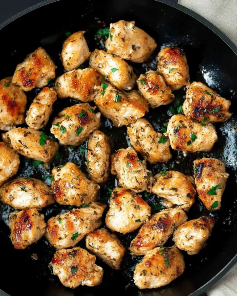 15-Minute Garlic Butter Chicken Bites