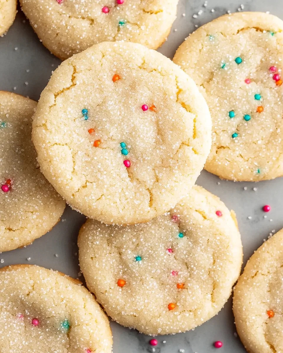 {3-Ingredient} Easy Sugar Cookies {3-Ingredient}
