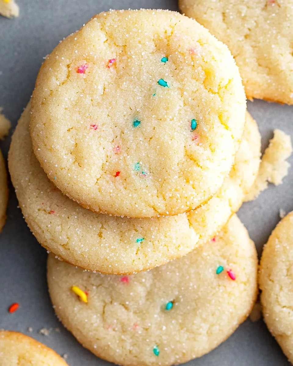 {3-Ingredient} Easy Sugar Cookies {3-Ingredient}