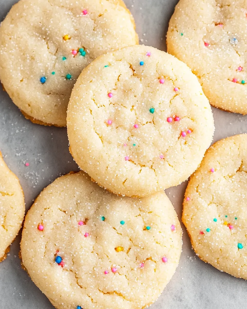 {3-Ingredient} Easy Sugar Cookies {3-Ingredient}