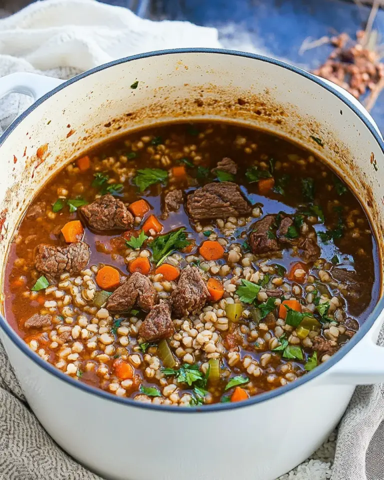 Beef Barley Soup
