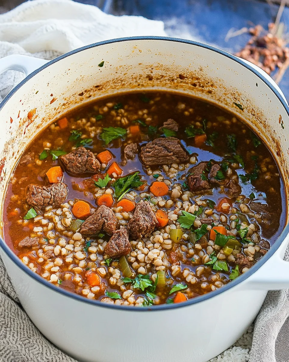 Beef Barley Soup
