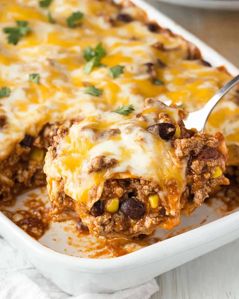 Beef Enchilada Casserole Beef