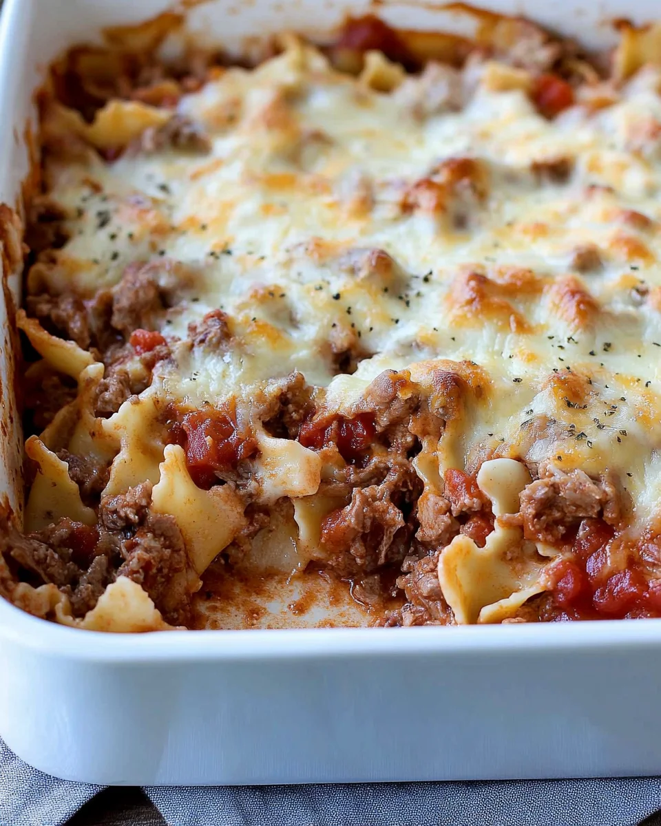 Beef Lombardi Casserole Beef