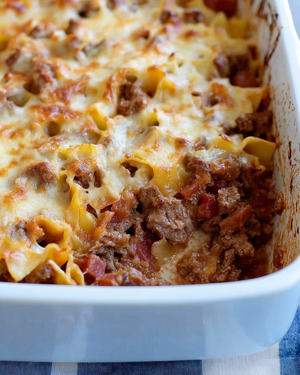 Beef Lombardi Casserole Beef