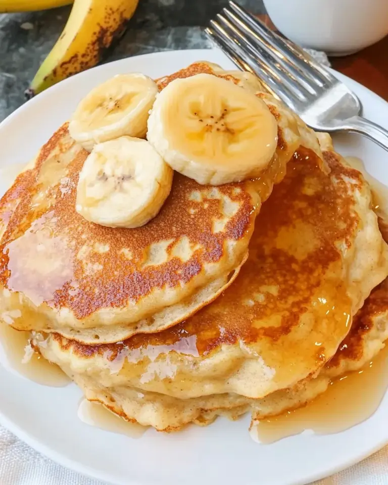 Brown Sugar Banana Pancakes