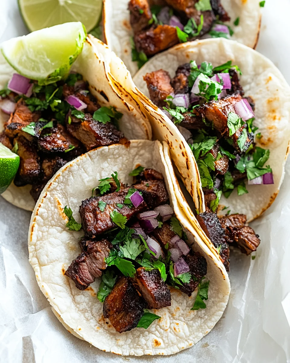 Carne Asada Mexican Street Tacos Carne