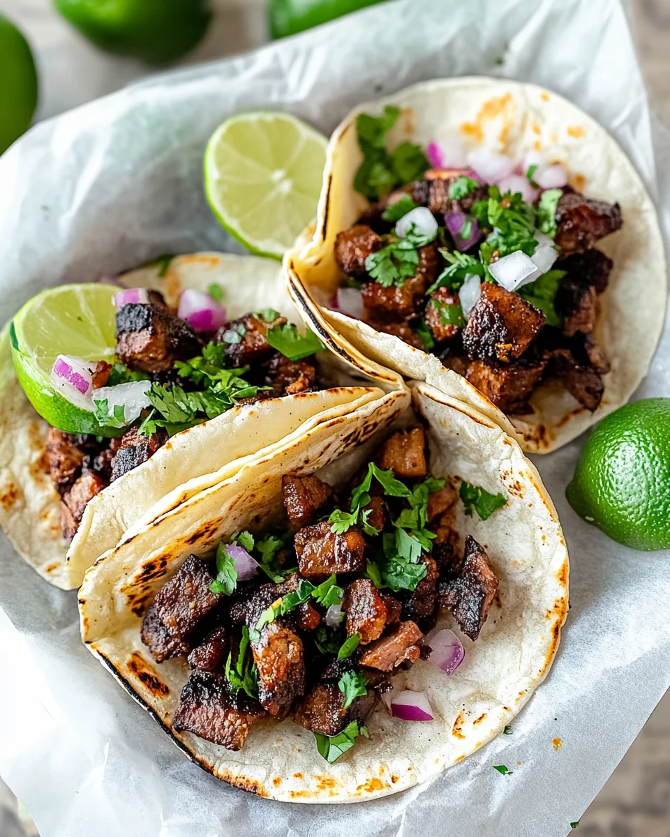 Carne Asada Mexican Street Tacos Carne