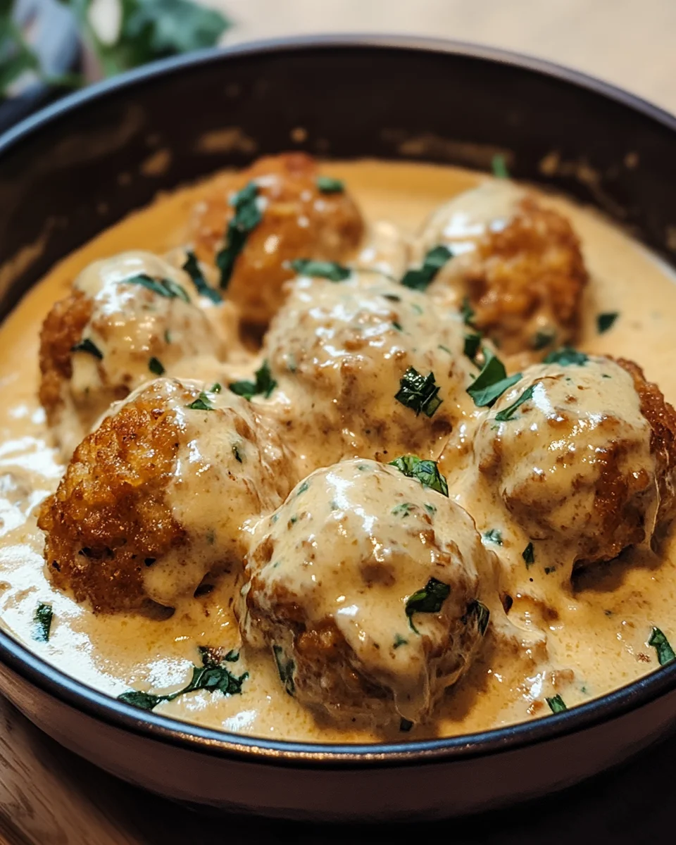 Carnivore Creamy Meatballs