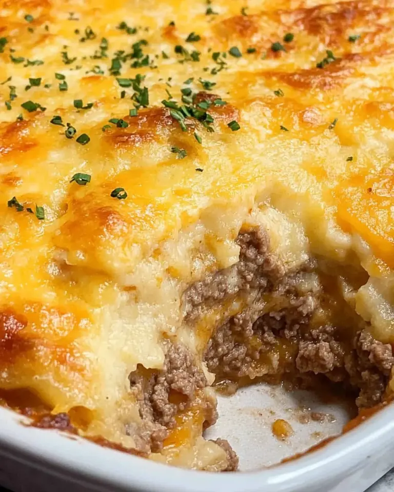 Cheddar Bay Ground Beef Cobbler