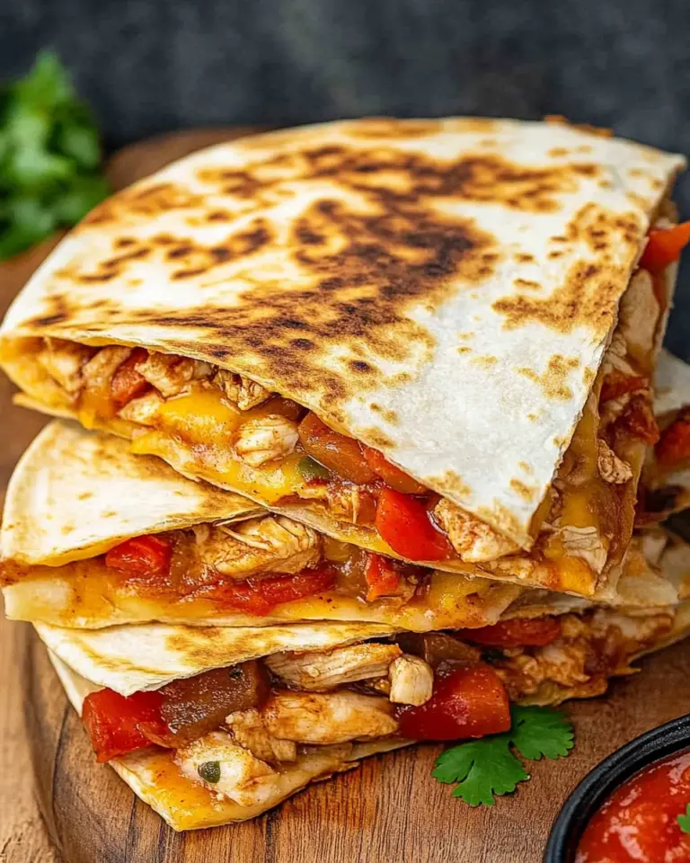 Chicken Fajita Quesadillas