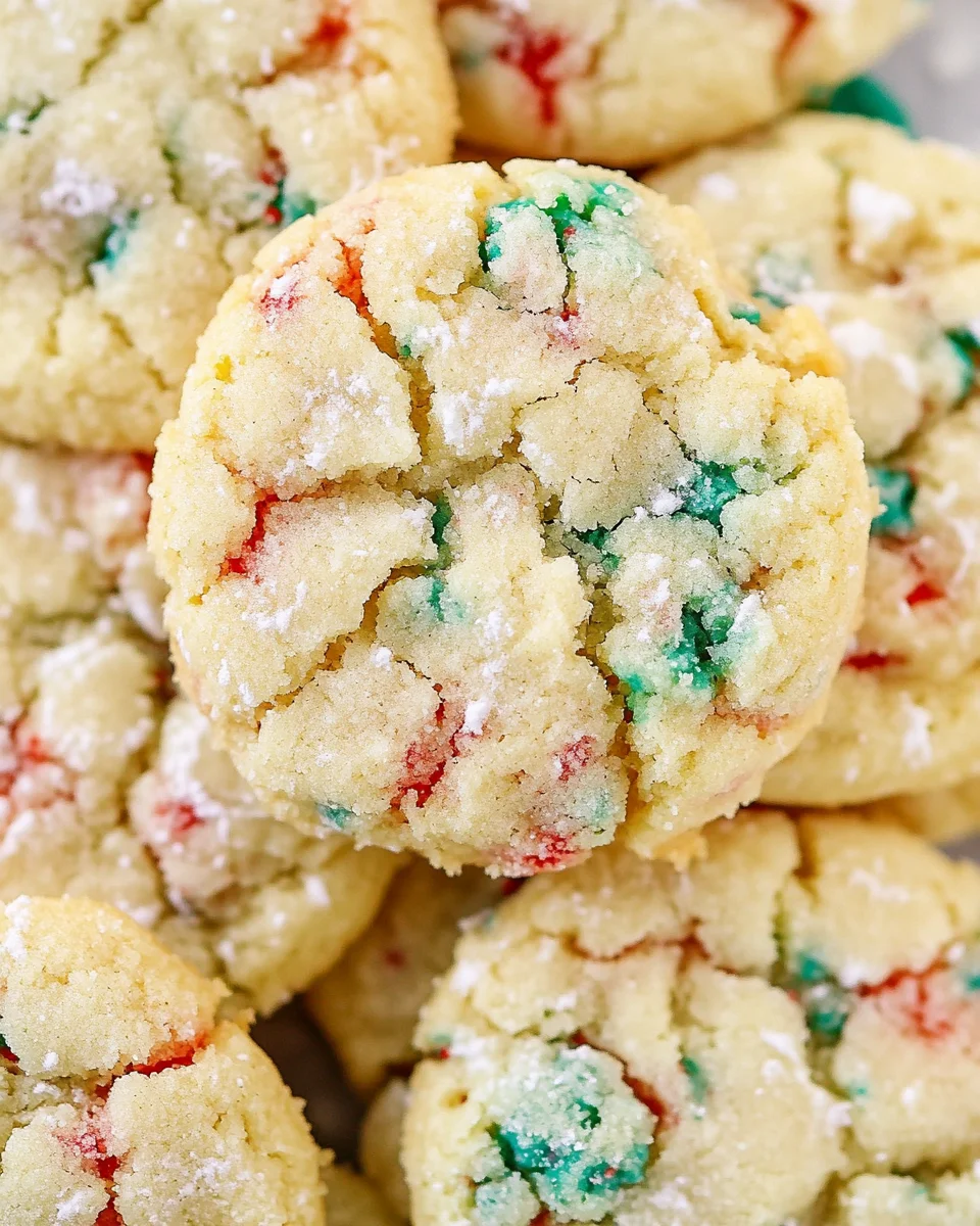Christmas Gooey Butter Cookies Christmas