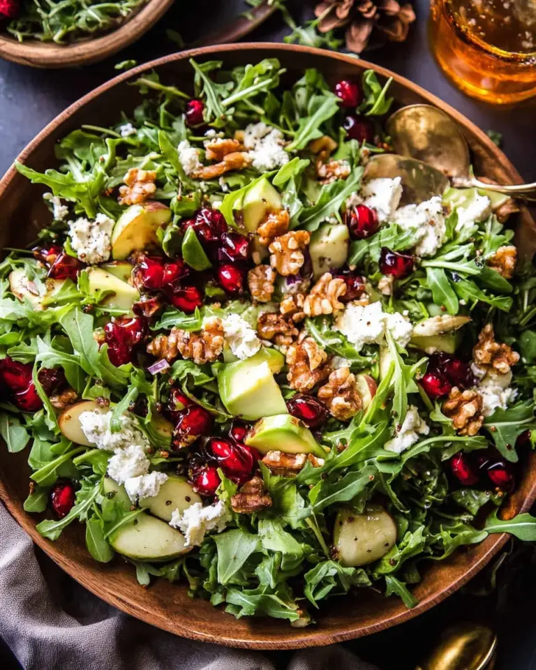 Christmas Salad with Honey Mustard Dressing