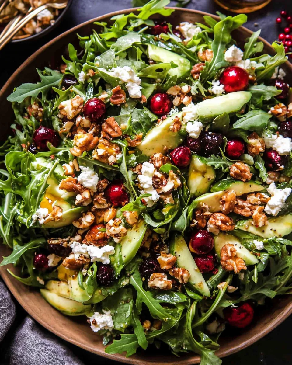 Christmas Salad with Honey Mustard Dressing Christmas