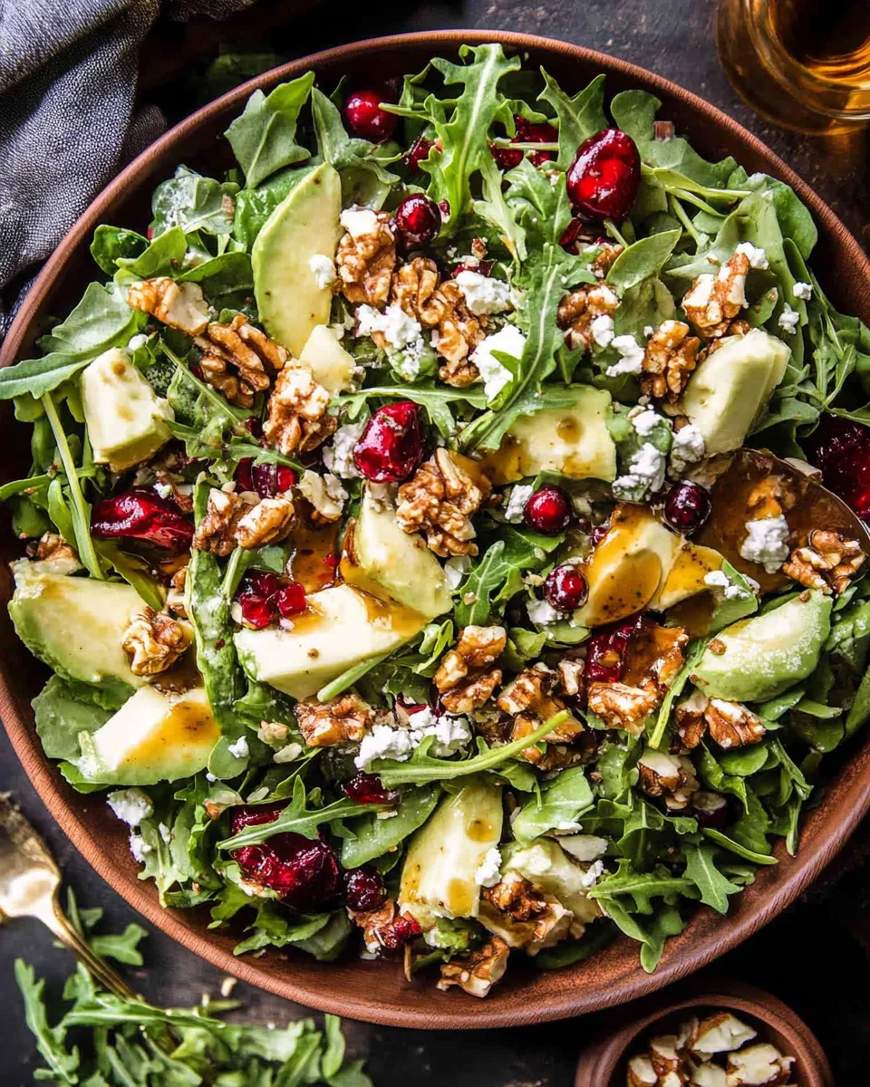 Christmas Salad with Honey Mustard Dressing Christmas