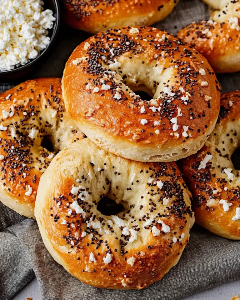 Cottage Cheese Protein Bagels