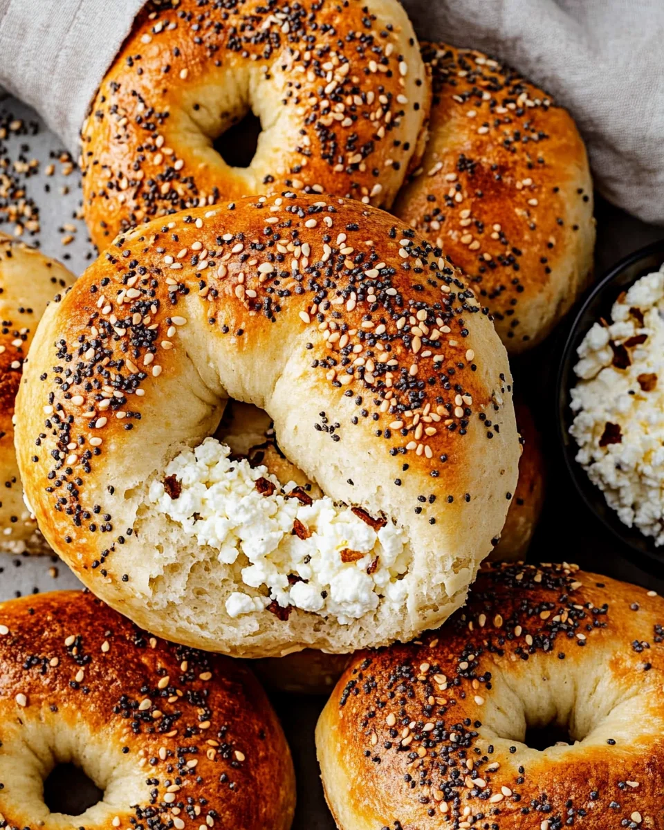 Cottage Cheese Protein Bagels Cottage