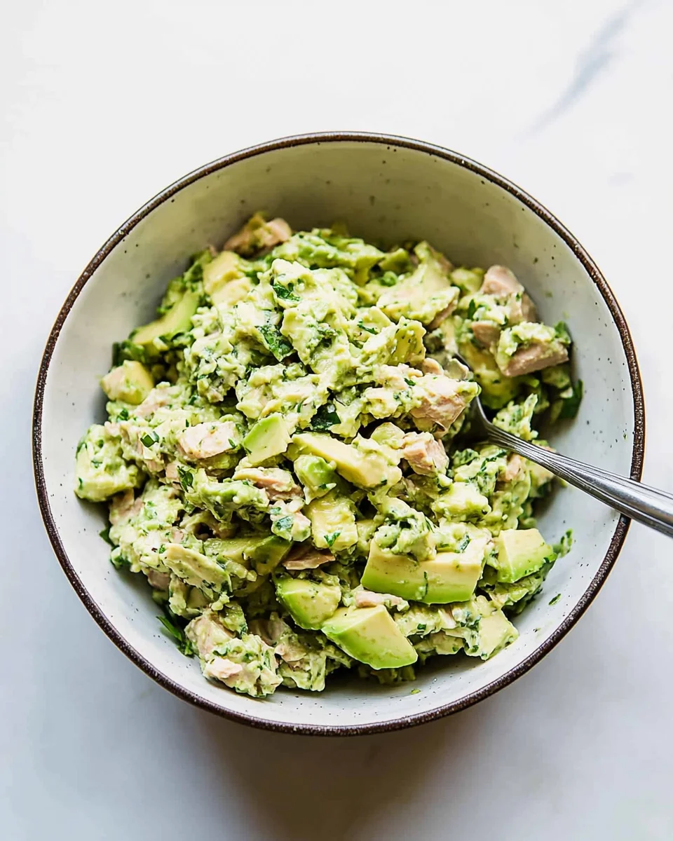 Creamy Avocado Tuna Salad Creamy