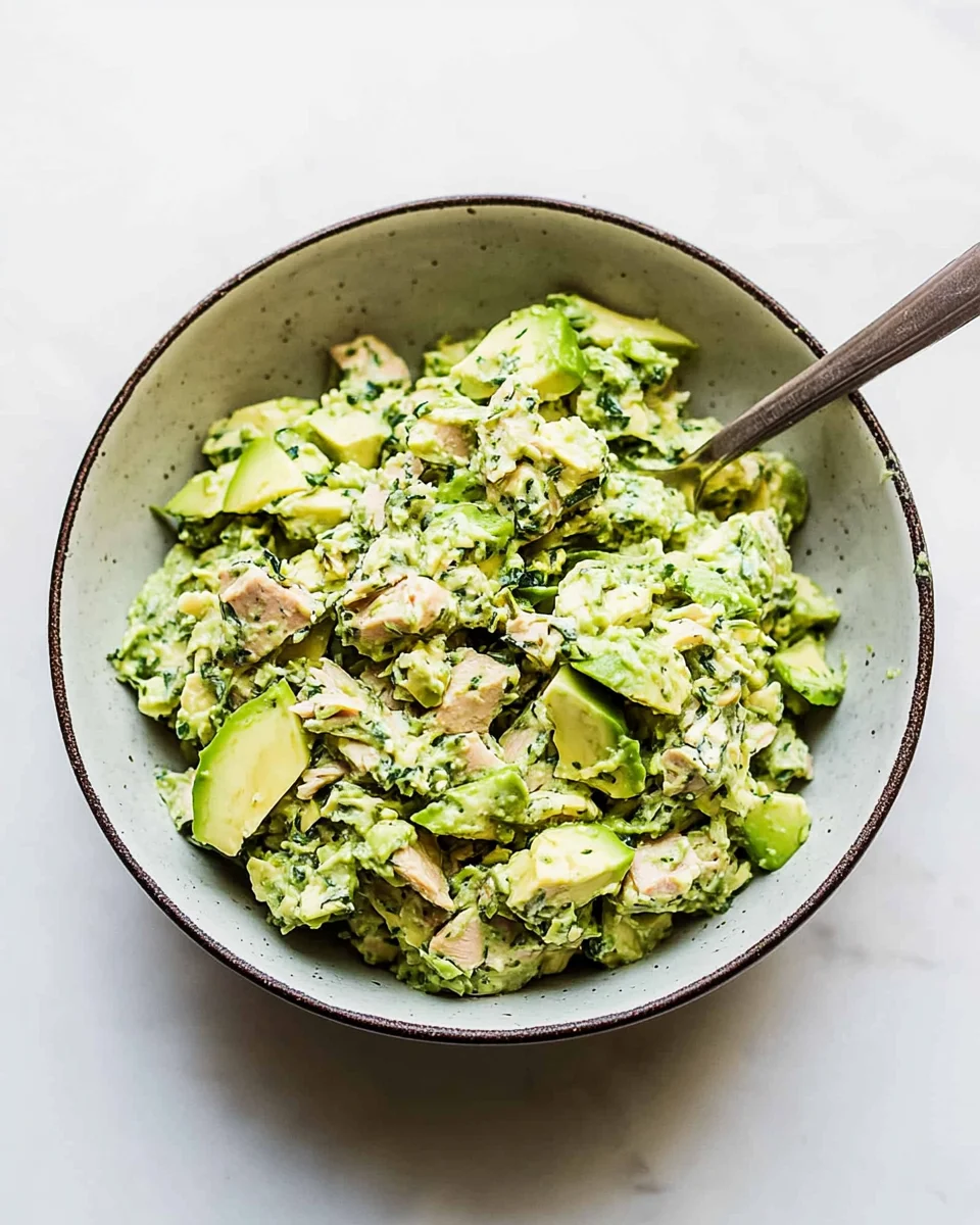 Creamy Avocado Tuna Salad Creamy