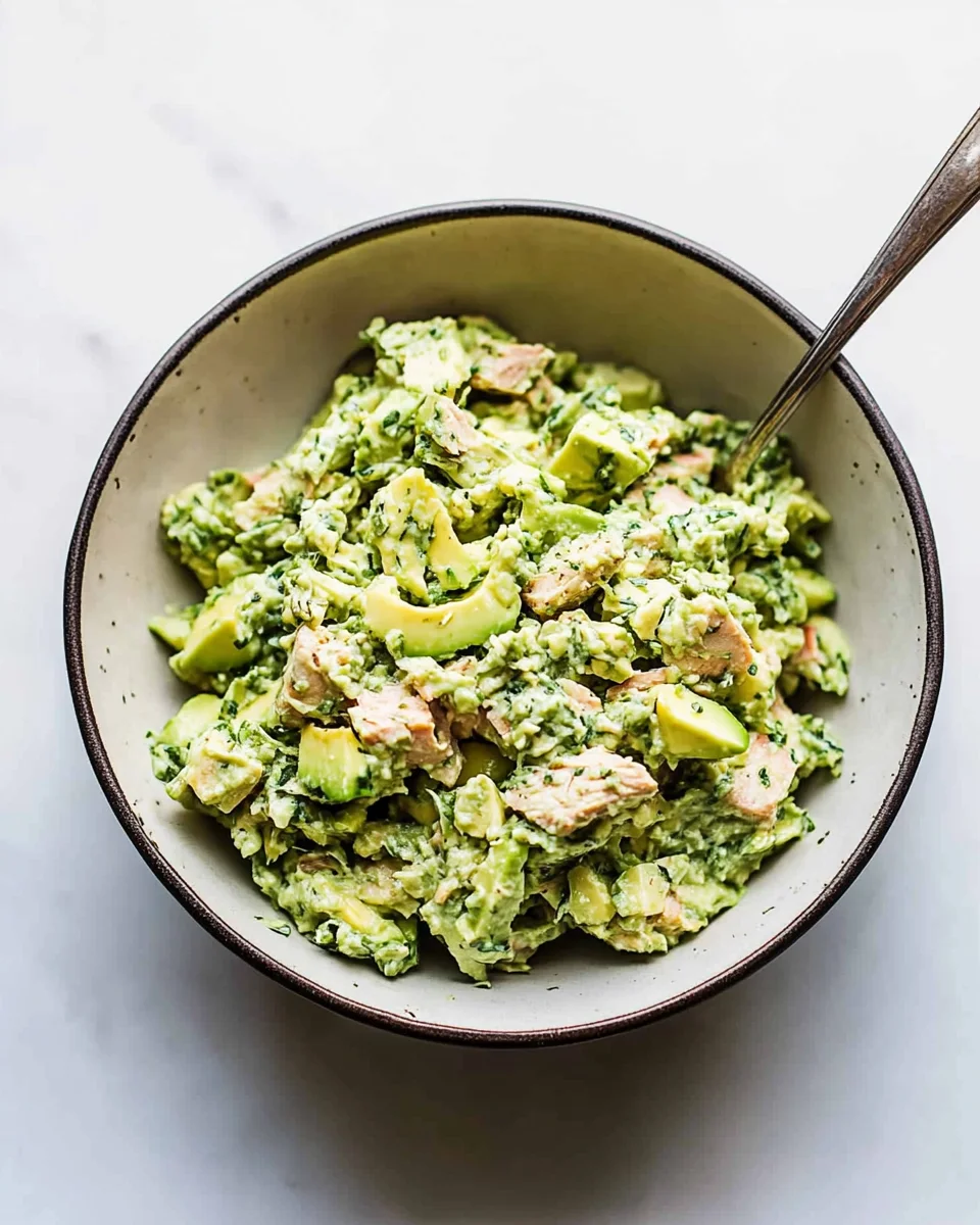 Creamy Avocado Tuna Salad Creamy