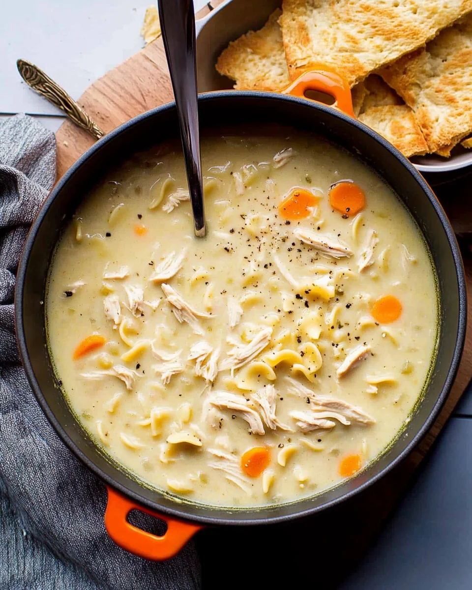 Creamy Chicken Noodle Soup
