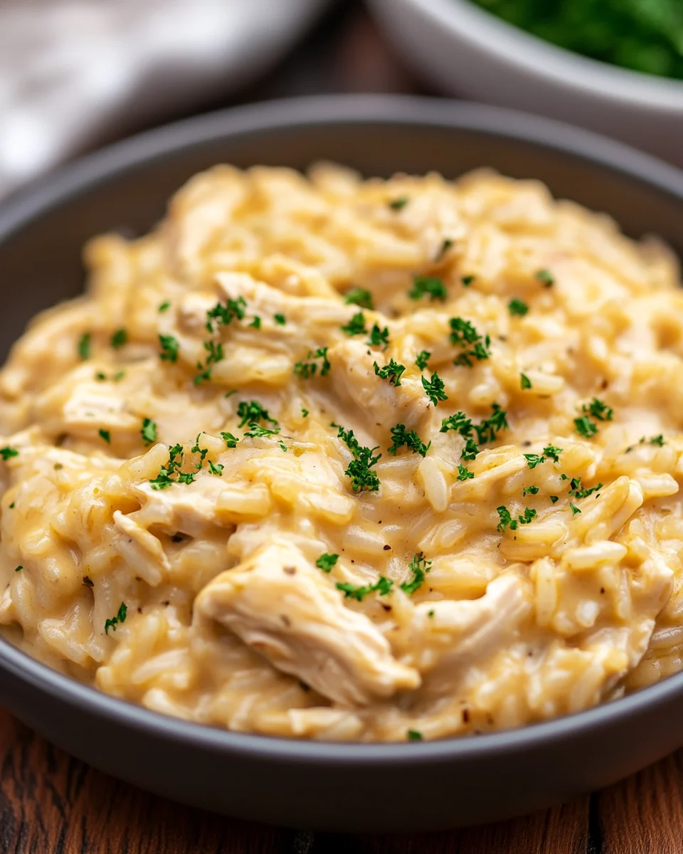 Creamy Chicken and Rice Casserole Creamy