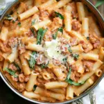 Creamy Sausage Rigatoni