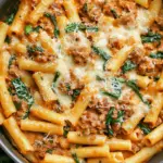 Creamy Sausage Rigatoni