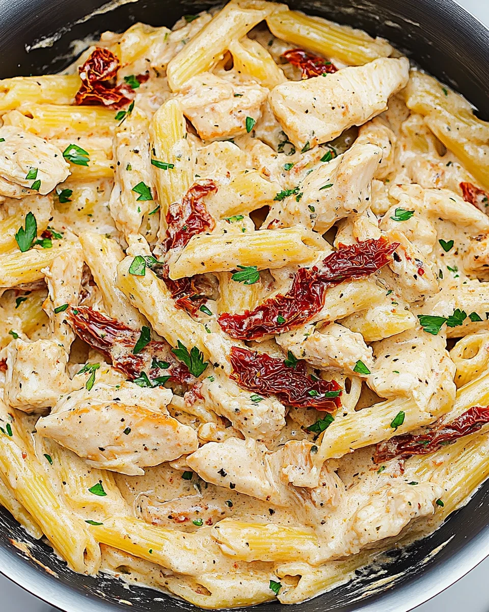 Creamy Sun-Dried Tomato Chicken Pasta