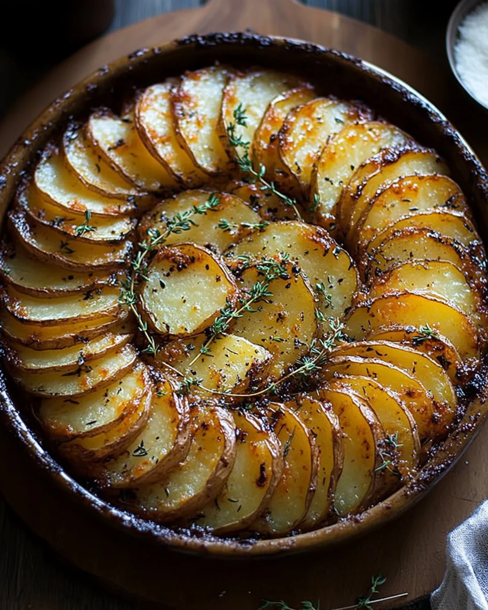 Crispy Balsamic-Thyme Potato Torte