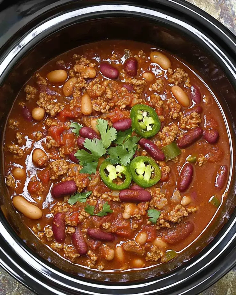 Easy Crockpot Chili