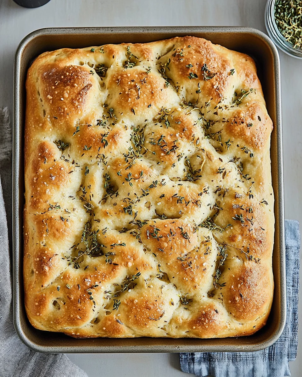 Easy Homemade Focaccia Bread