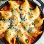 Easy Spinach & Ricotta Stuffed Shells