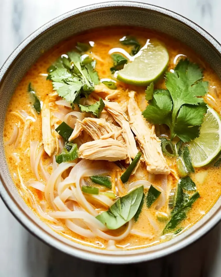 Easy Thai Chicken Curry Soup