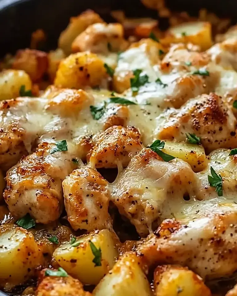 Garlic Parmesan Chicken and Potatoes (One-Pan Dinner)
