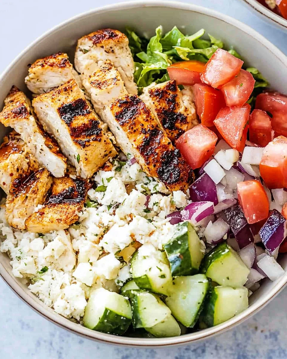 Greek Chicken Bowl