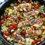 Greek Chicken and Lemon Rice