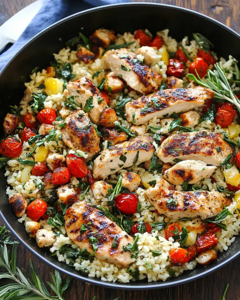 Greek Chicken and Lemon Rice