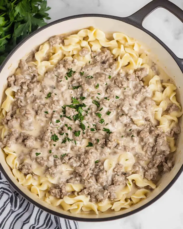 Ground Beef Stroganoff