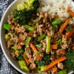 Ground Turkey Teriyaki Stir Fry Ground Turkey Teriyaki Stir Fry