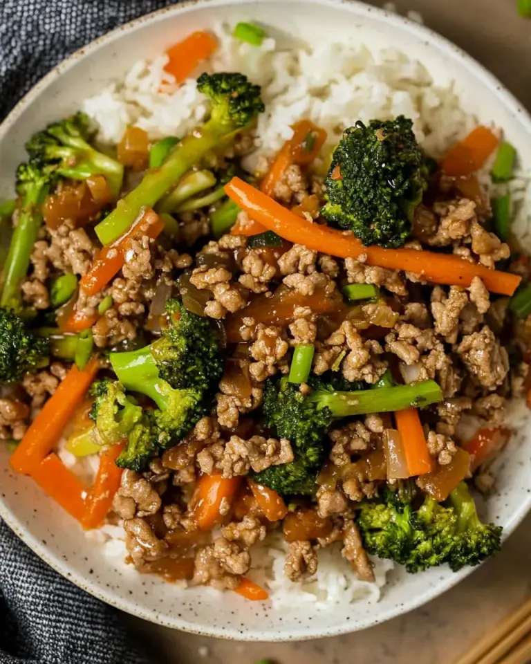 Ground Turkey Teriyaki Stir Fry