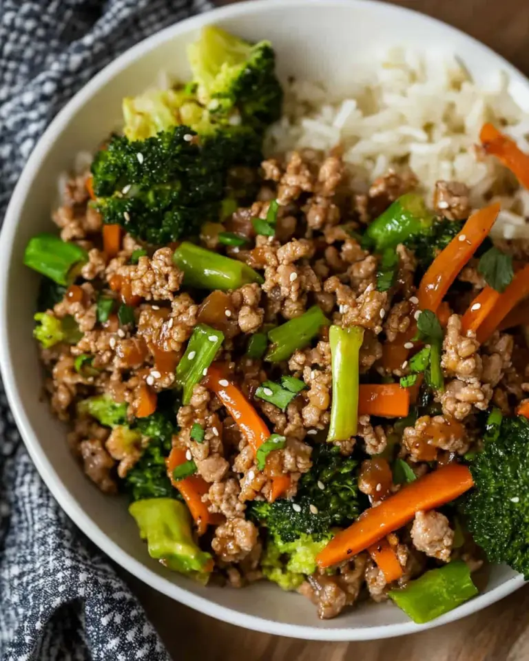 Ground Turkey Teriyaki Stir Fry
