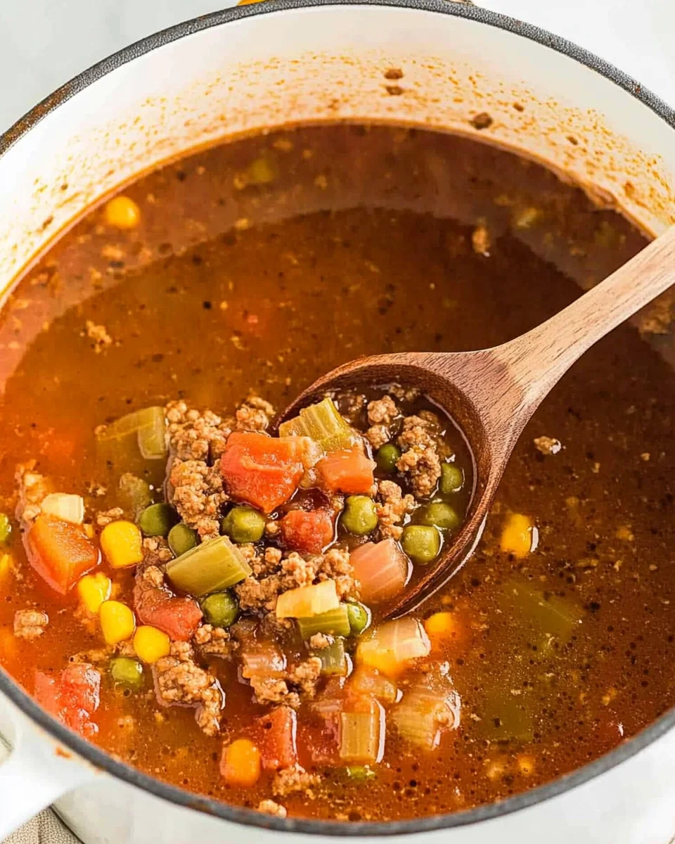 Hamburger Soup Hamburger