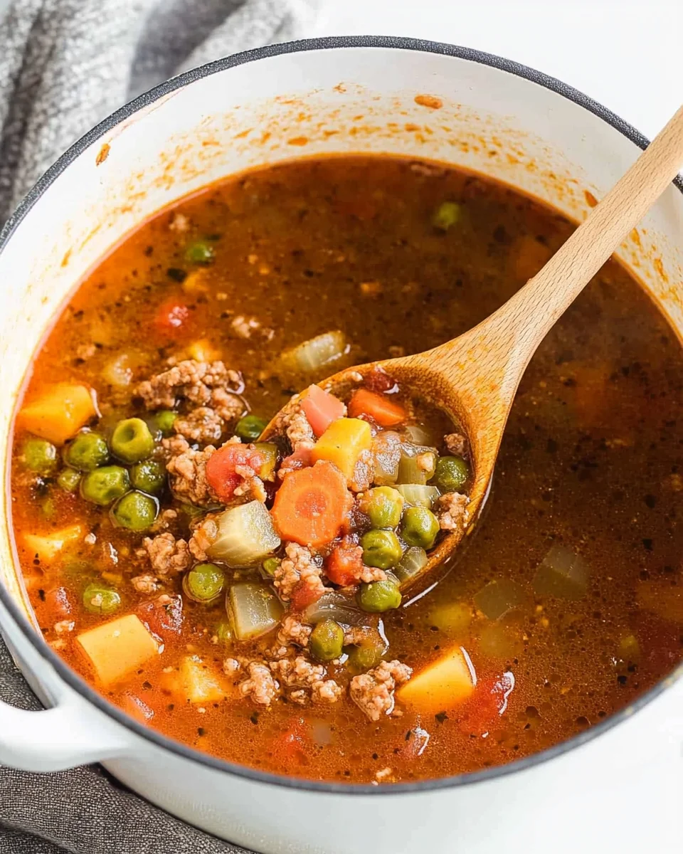 Hamburger Soup Hamburger