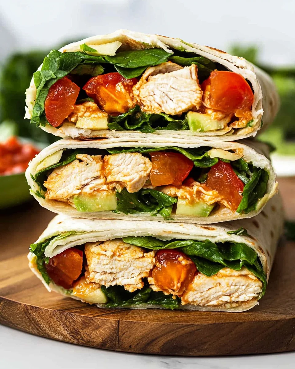 Healthy Chicken Avocado Wraps 20 Healthy