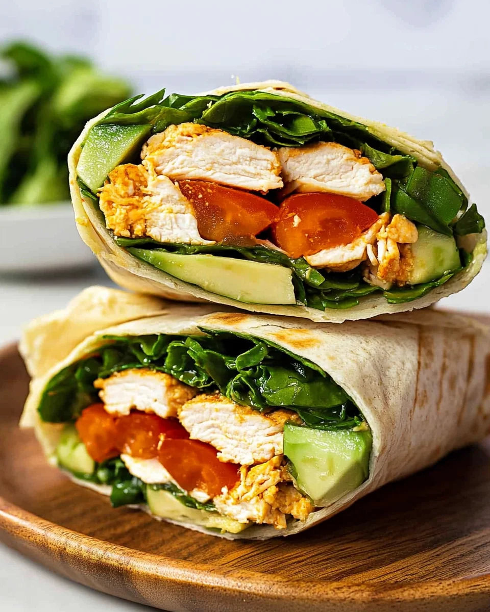 Healthy Chicken Avocado Wraps 22 Healthy