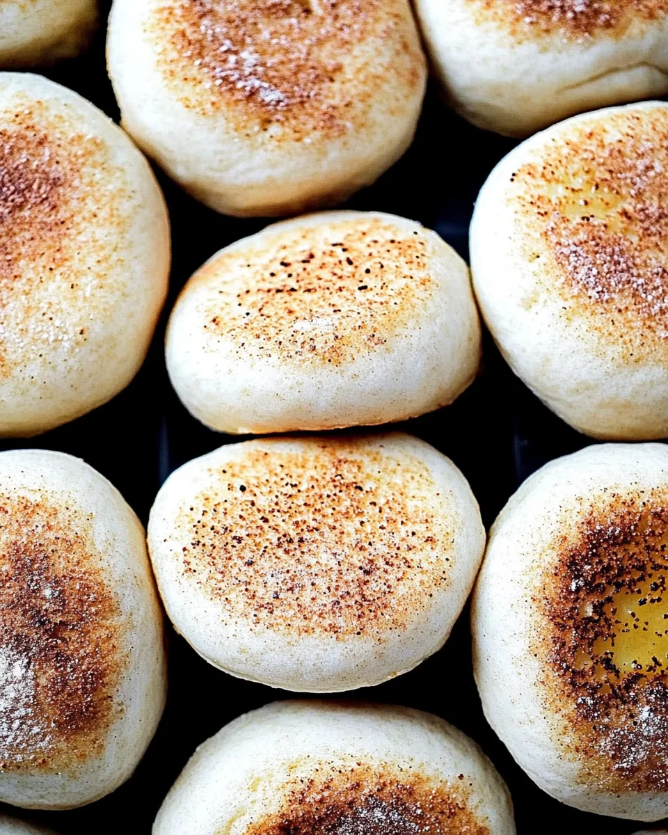 Homemade Sourdough English Muffins