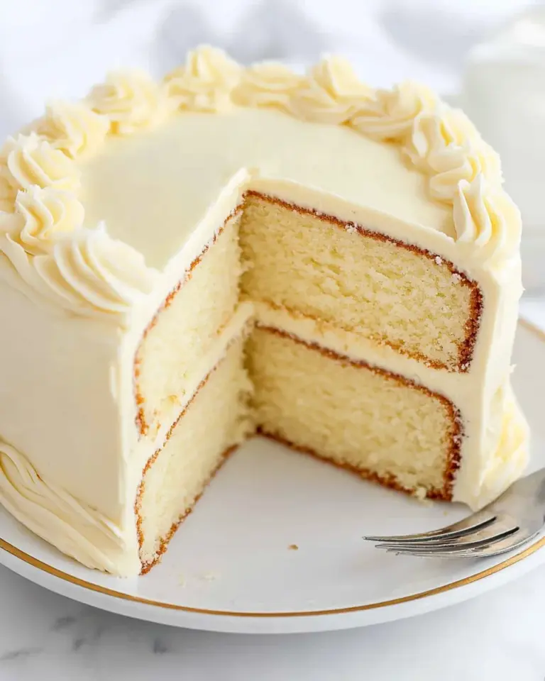 Homemade Vanilla Cake