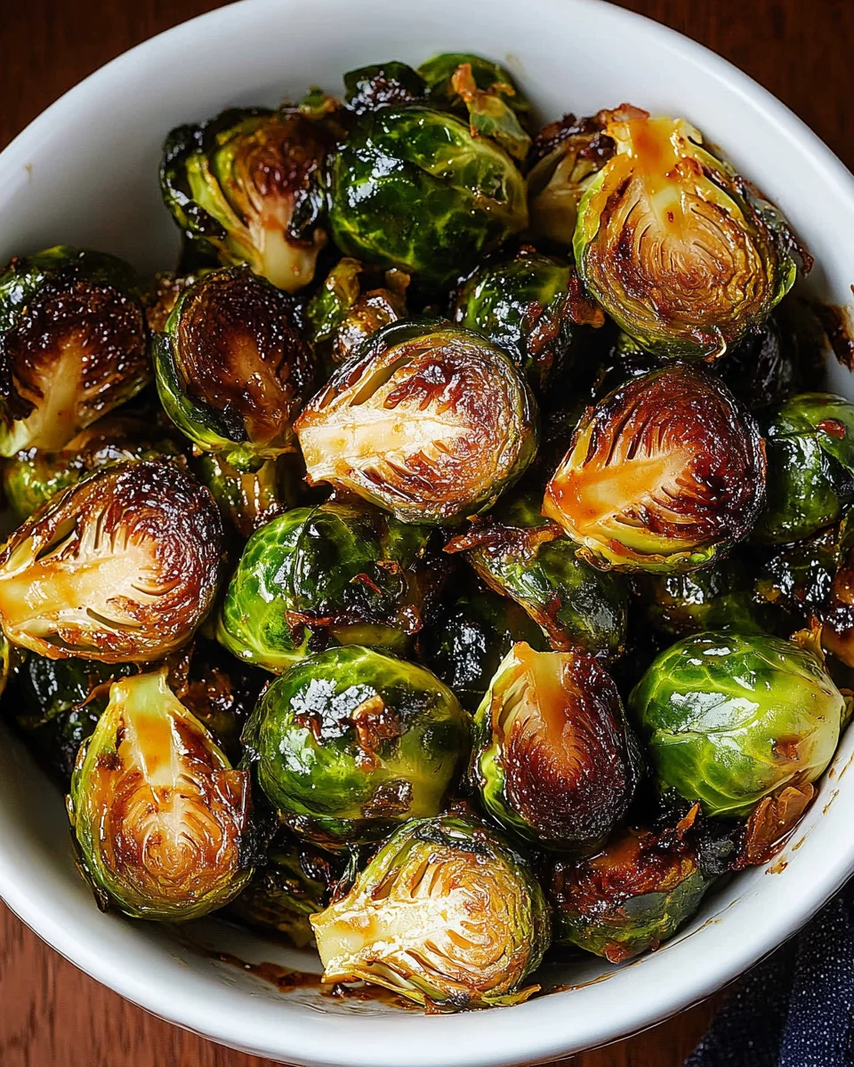 Honey Balsamic Brussels Sprouts 23 Honey